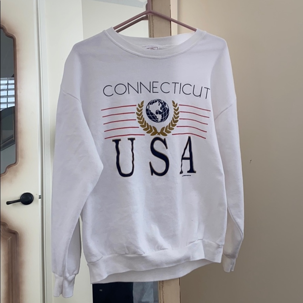 Vintage 1991 Made in the USA Connecticut Crewneck